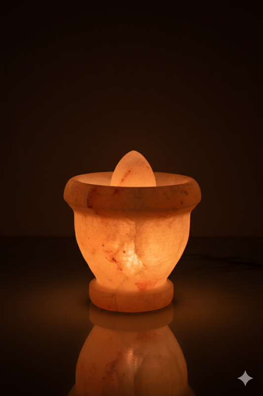 Mortar & Pestle Shaped Lamp