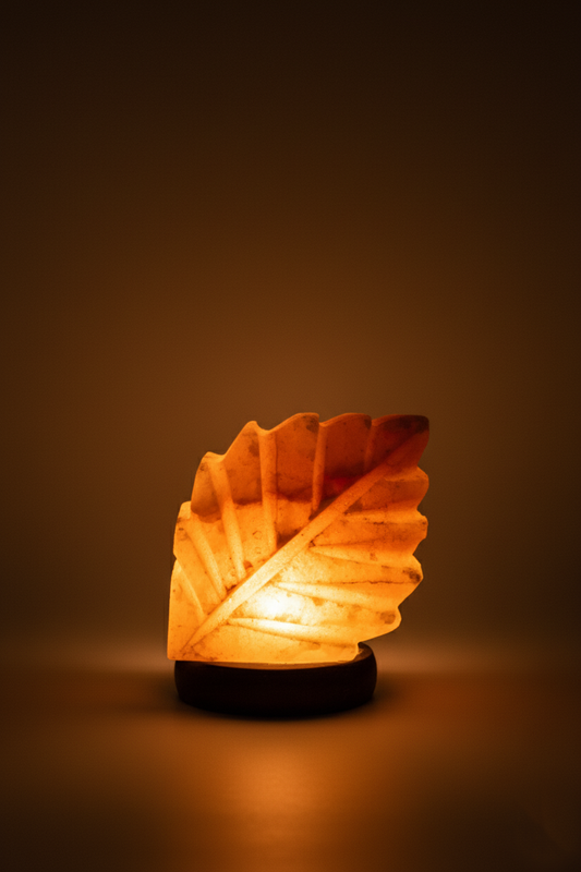 Rust Leaf Lamp